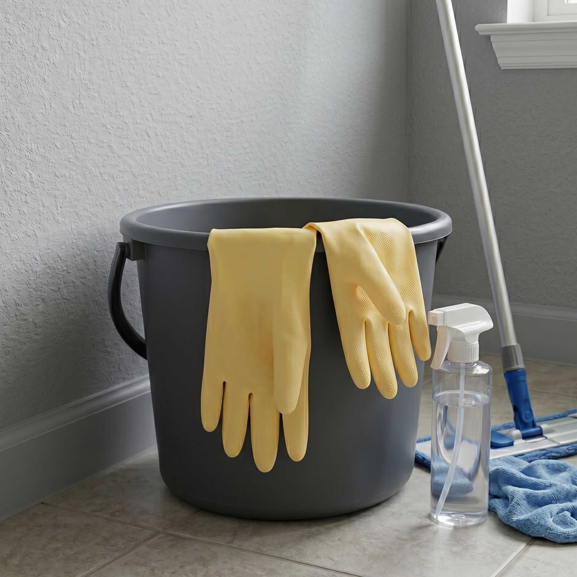 Clean Tek Professional Yellow Large Latex Gloves - 22 mil - 13" x 4 1/2" - Pair - 1 count box
