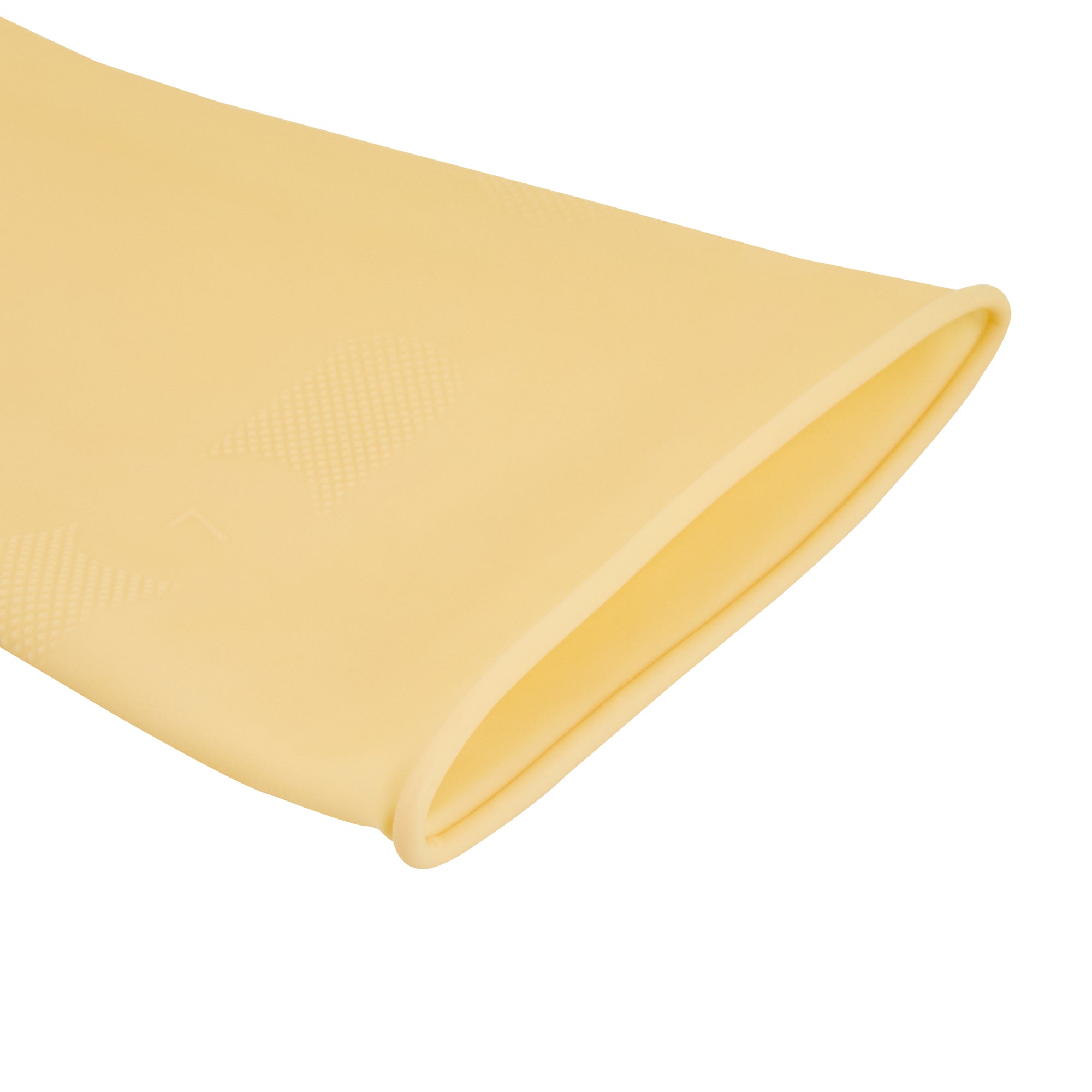 Clean Tek Professional Yellow Extra Large Latex Gloves - 22 mil - 13" x 5 1/4" - Pair - 10 count box