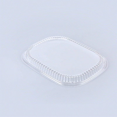 Chef 101 Rectangle Clear Plastic Lid - Microwavable, Fits 59 oz & 88 oz Food Containers - 13 1/2" x 9 1/2" x 1" - 100 count box