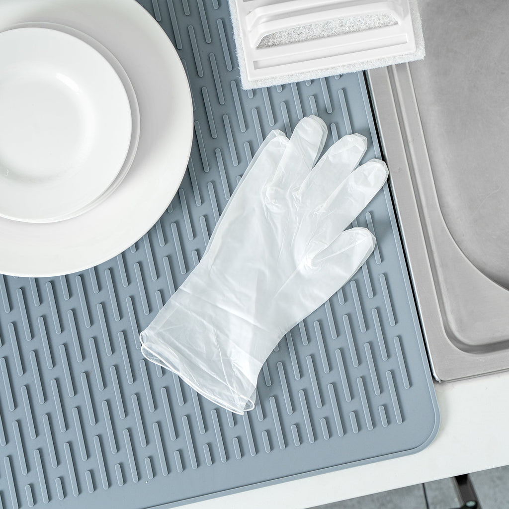 Serve Secure Clear Small Vinyl Gloves - Powder-Free, Latex-Free - 9" x 3 1/4" - 100 count box