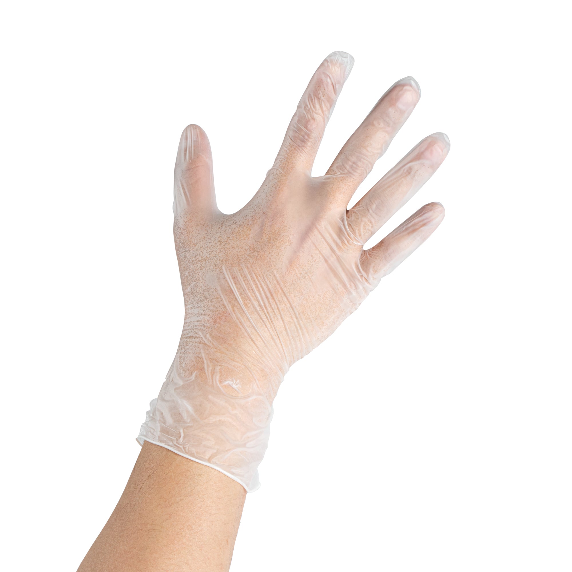 Serve Secure Clear Large Vinyl Gloves - Powder-Free, Latex-Free - 9" x 4 1/4" - 1000 count box
