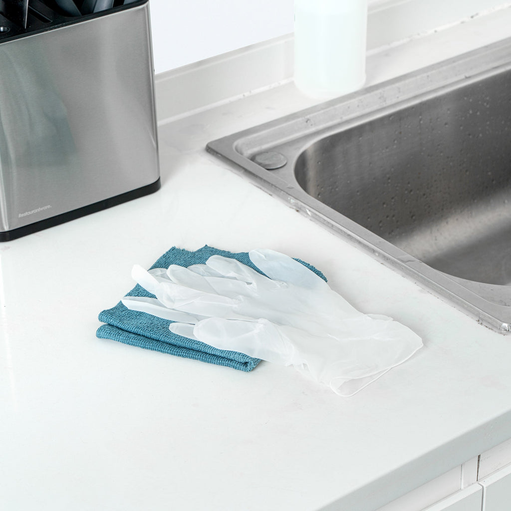 Serve Secure Clear Large Vinyl Gloves - Powder-Free, Latex-Free - 9" x 4 1/4" - 1000 count box
