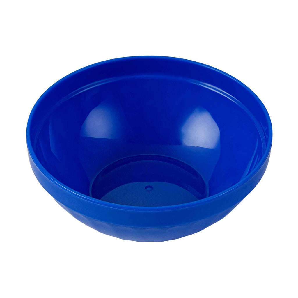 RW Kids 7 oz Round Blue Plastic Bowl - 4" x 4" x 7" - 10 count box
