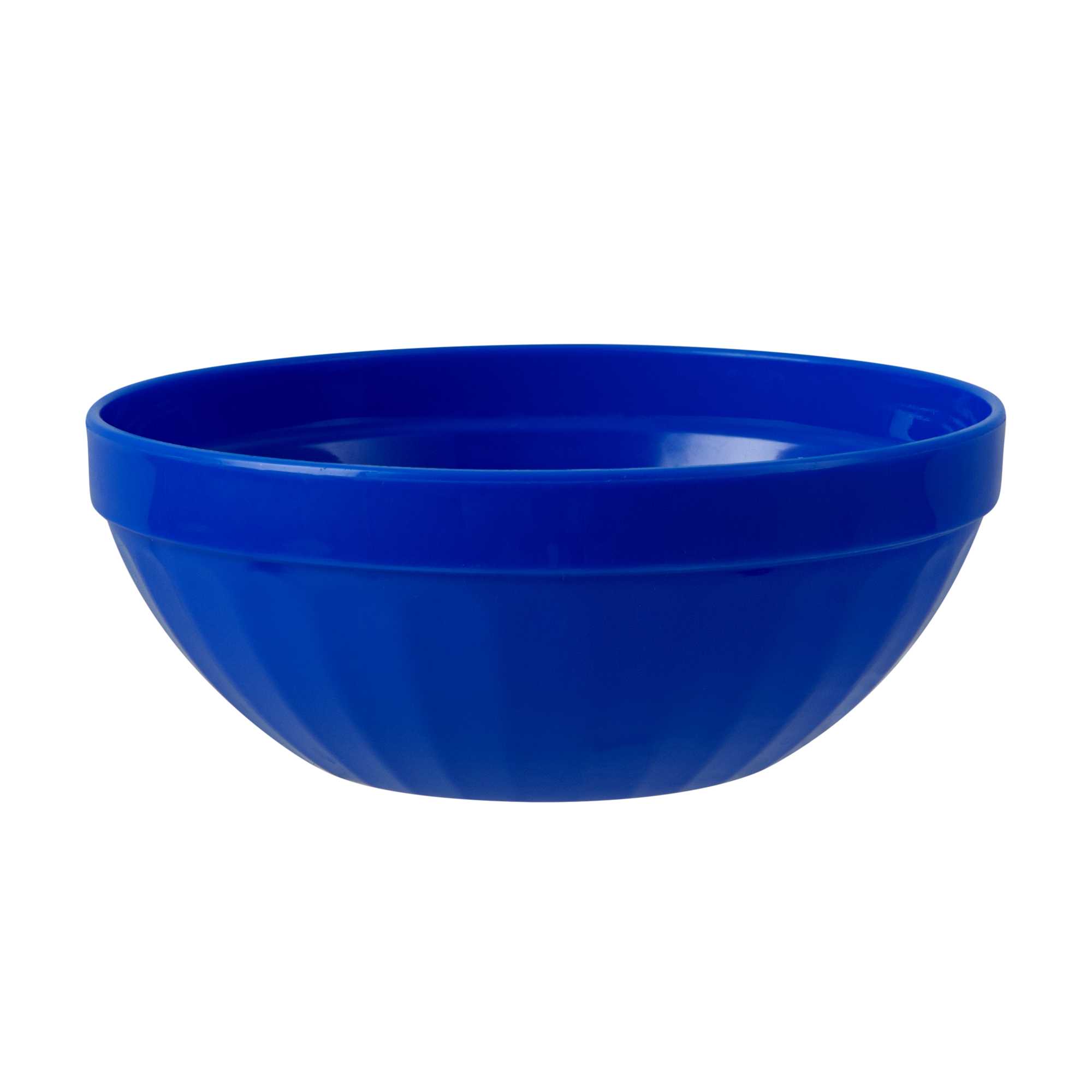 RW Kids 7 oz Round Blue Plastic Bowl - 4" x 4" x 7" - 10 count box