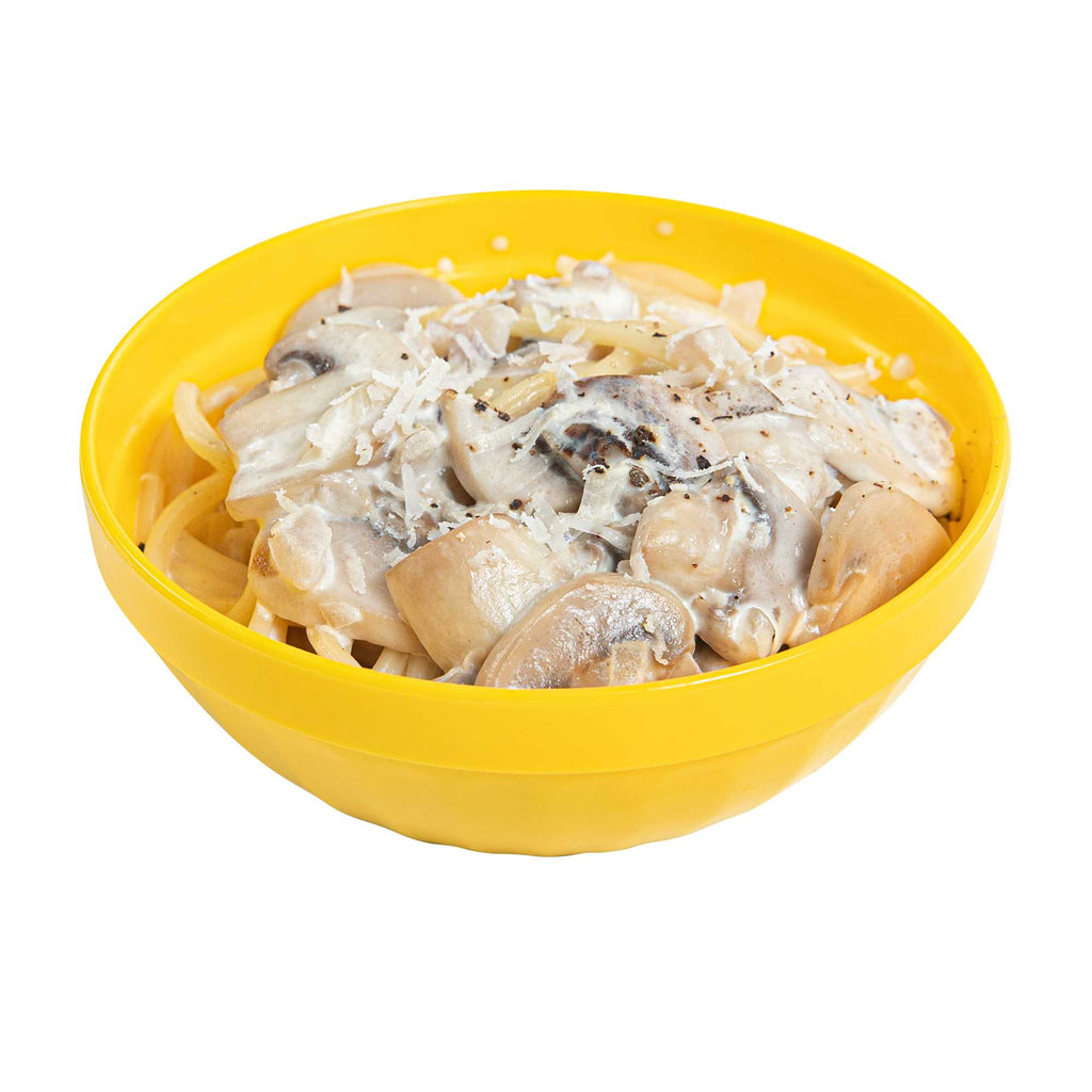 RW Kids 7 oz Round Yellow Plastic Bowl - 4" x 4" x 7" - 10 count box