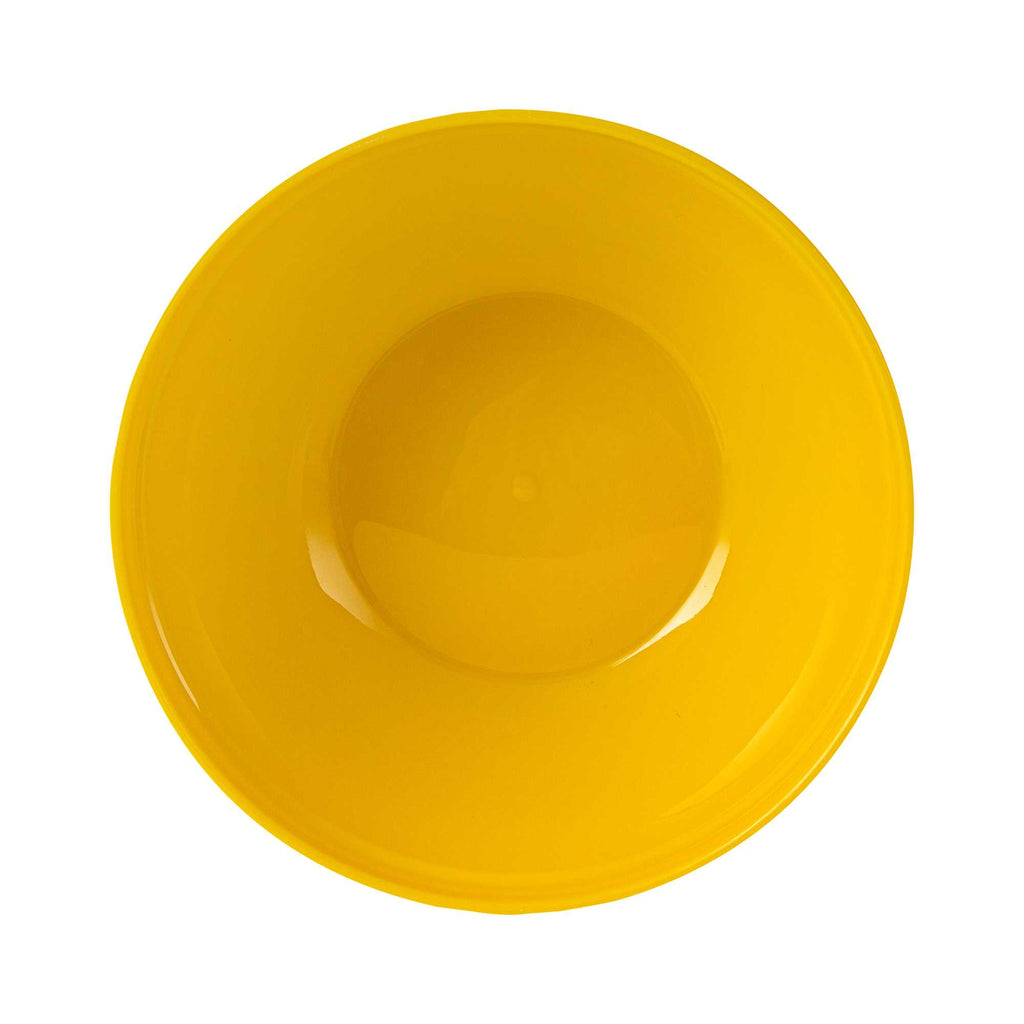 RW Kids 7 oz Round Yellow Plastic Bowl - 4" x 4" x 7" - 10 count box