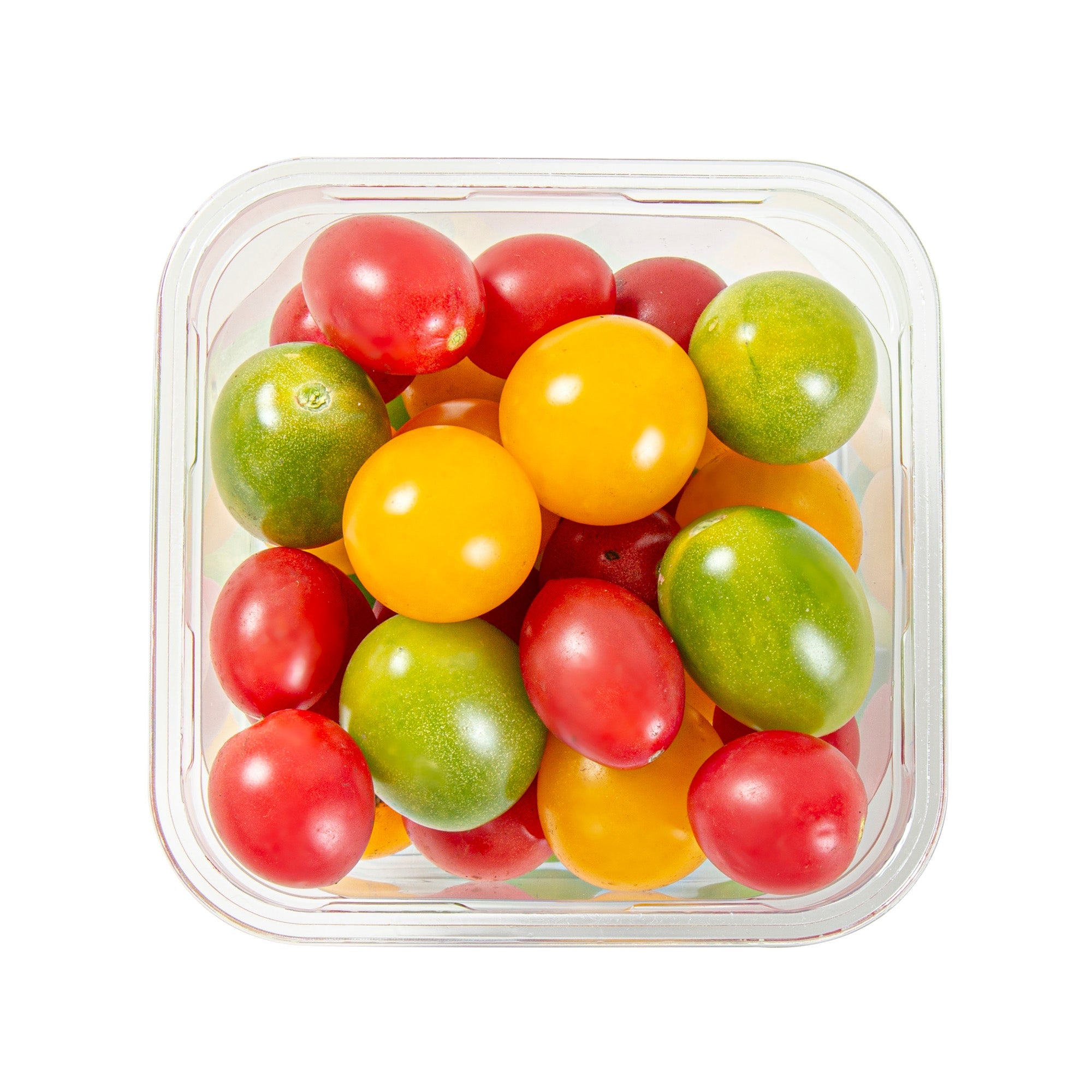 Thermo Tek 20 oz Square Clear Plastic Deli / Snack Container - 4 1/2" x 4 1/2" x 3 1/2" - 100 count box