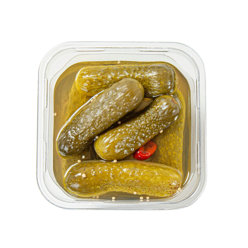 Thermo Tek 24 oz Square Clear Plastic Deli / Snack Container - 4 1/2" x 4 1/2" x 4 1/4" - 100 count box