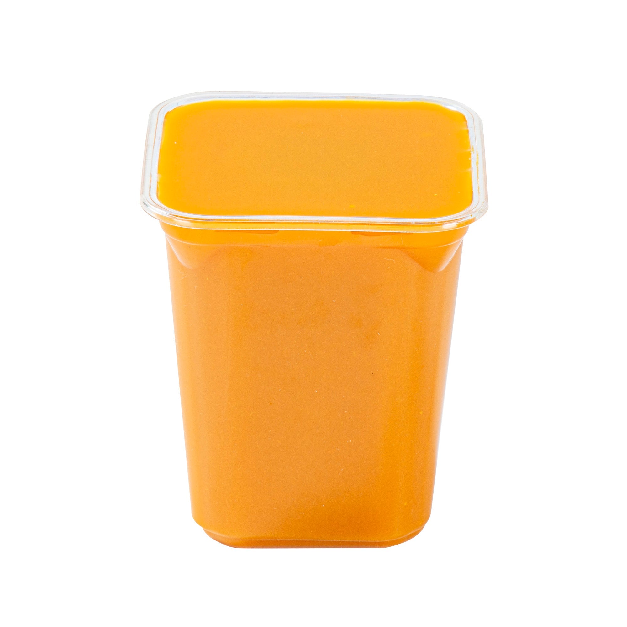 Thermo Tek 32 oz Square Clear Plastic Deli / Snack Container - 4 1/2" x 4 1/2" x 5 1/4" - 100 count box