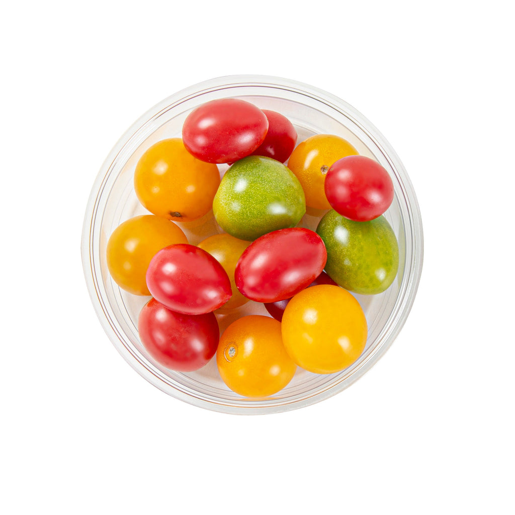 Thermo Tek 8 oz Round Clear Plastic To Go Deli Container - 4 1/2" x 4 1/2" x 1 1/2" - 100 count box
