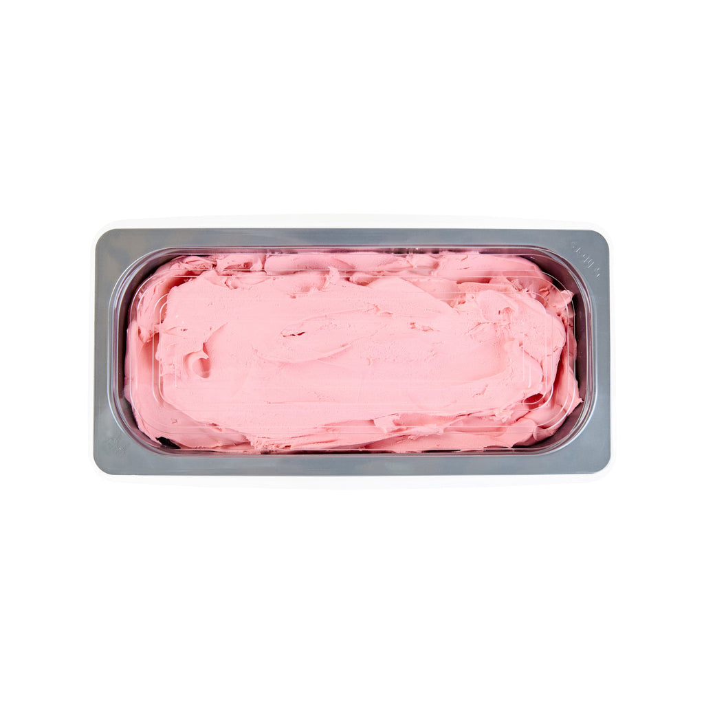 Chef 101 5 Qt Rectangle Gray Plastic Ice Cream Container - with Clear Lid - 13 1/2" x 6 1/2" x 4 3/4" - 100 count box