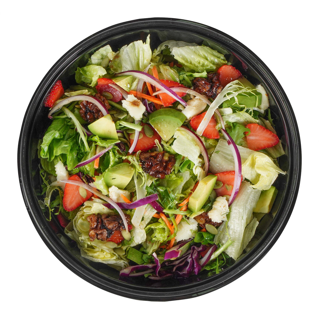 Cater Tek 68 oz Round Black Plastic Catering / Serving Bowl - with Clear Lid, Microwavable - 9 3/4" x 9 3/4" x 3" - 100 count box