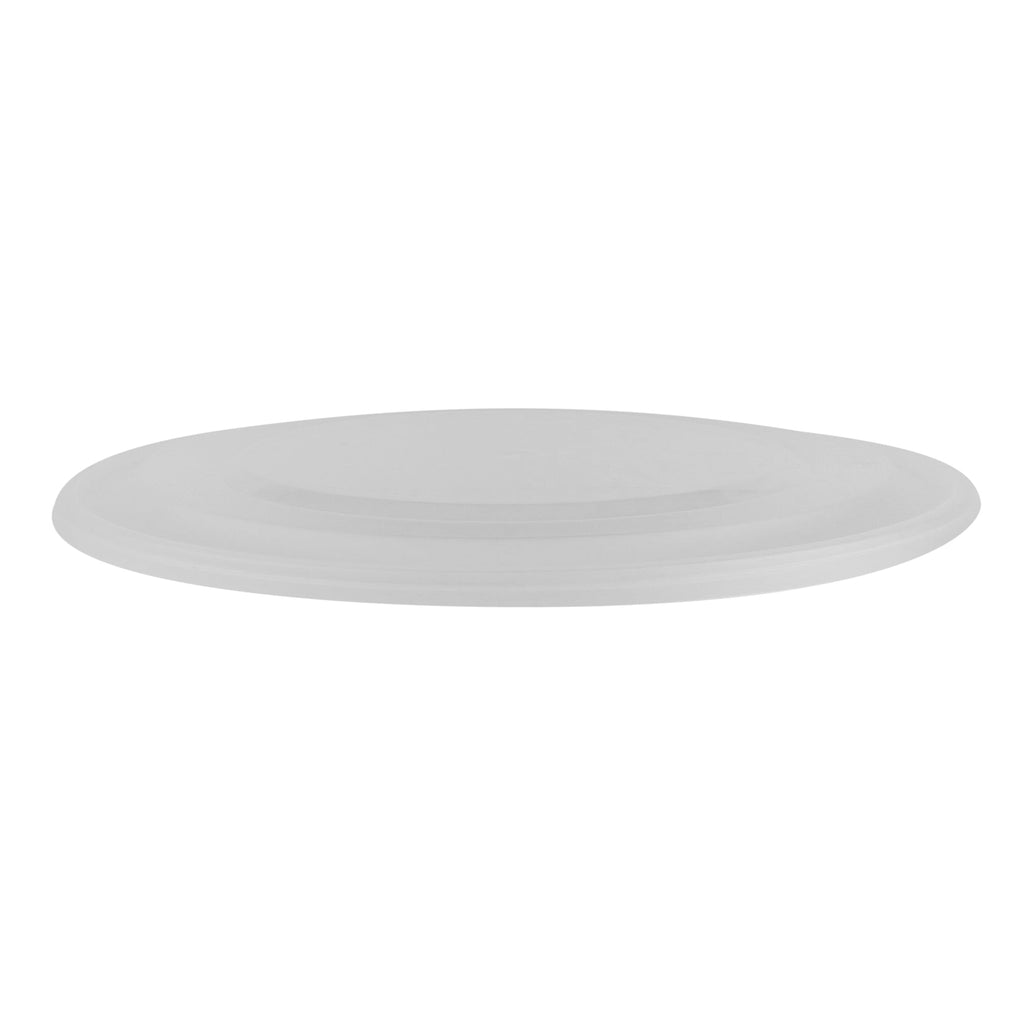 Cater Tek 68 oz Round Black Plastic Catering / Serving Bowl - with Clear Lid, Microwavable - 9 3/4" x 9 3/4" x 3" - 100 count box