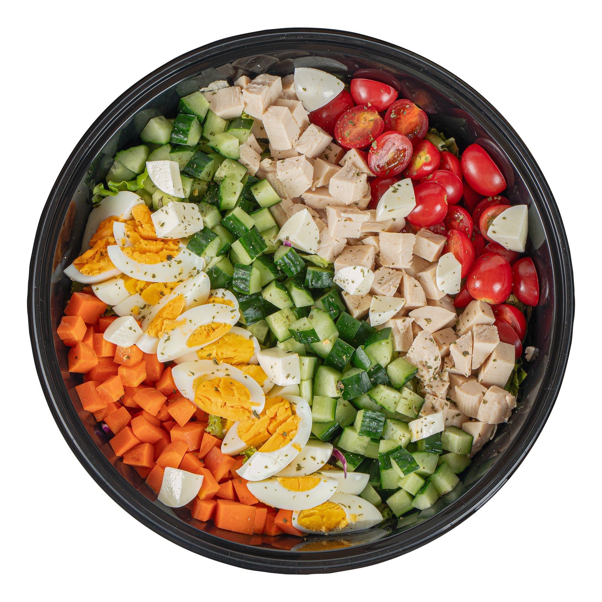 Cater Tek 169 oz Round Black Catering / Serving Bowl - with Clear Lid, Microwavable - 11 3/4" x 11 3/4" x 4 1/2" - 25 count box