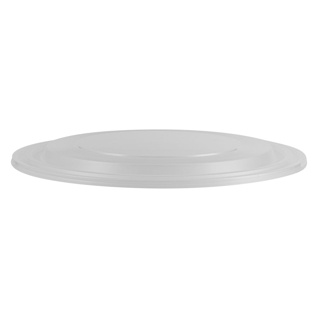 Cater Tek 169 oz Round Black Catering / Serving Bowl - with Clear Lid, Microwavable - 11 3/4" x 11 3/4" x 4 1/2" - 25 count box