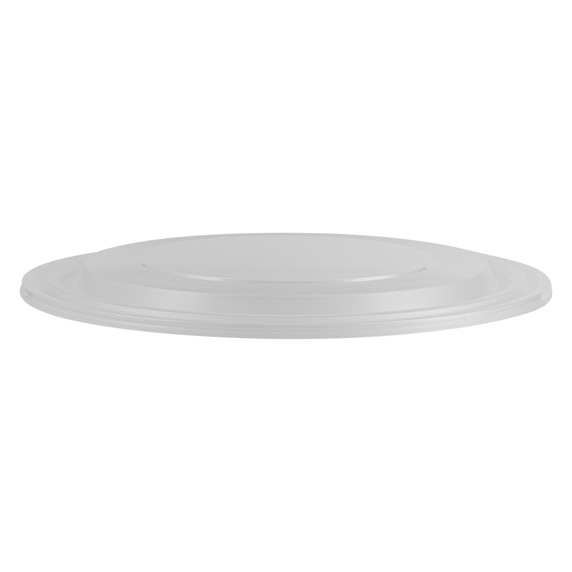 Cater Tek 169 oz Round Black Catering / Serving Bowl - with Clear Lid, Microwavable - 11 3/4" x 11 3/4" x 4 1/2" - 25 count box