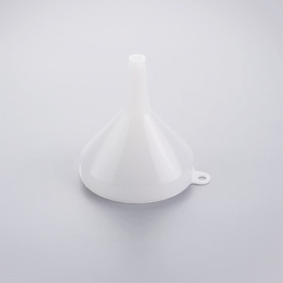 Met Lux 8 oz White Plastic Funnel - 4 3/4" x 4" x 4 1/2" - 1 count box