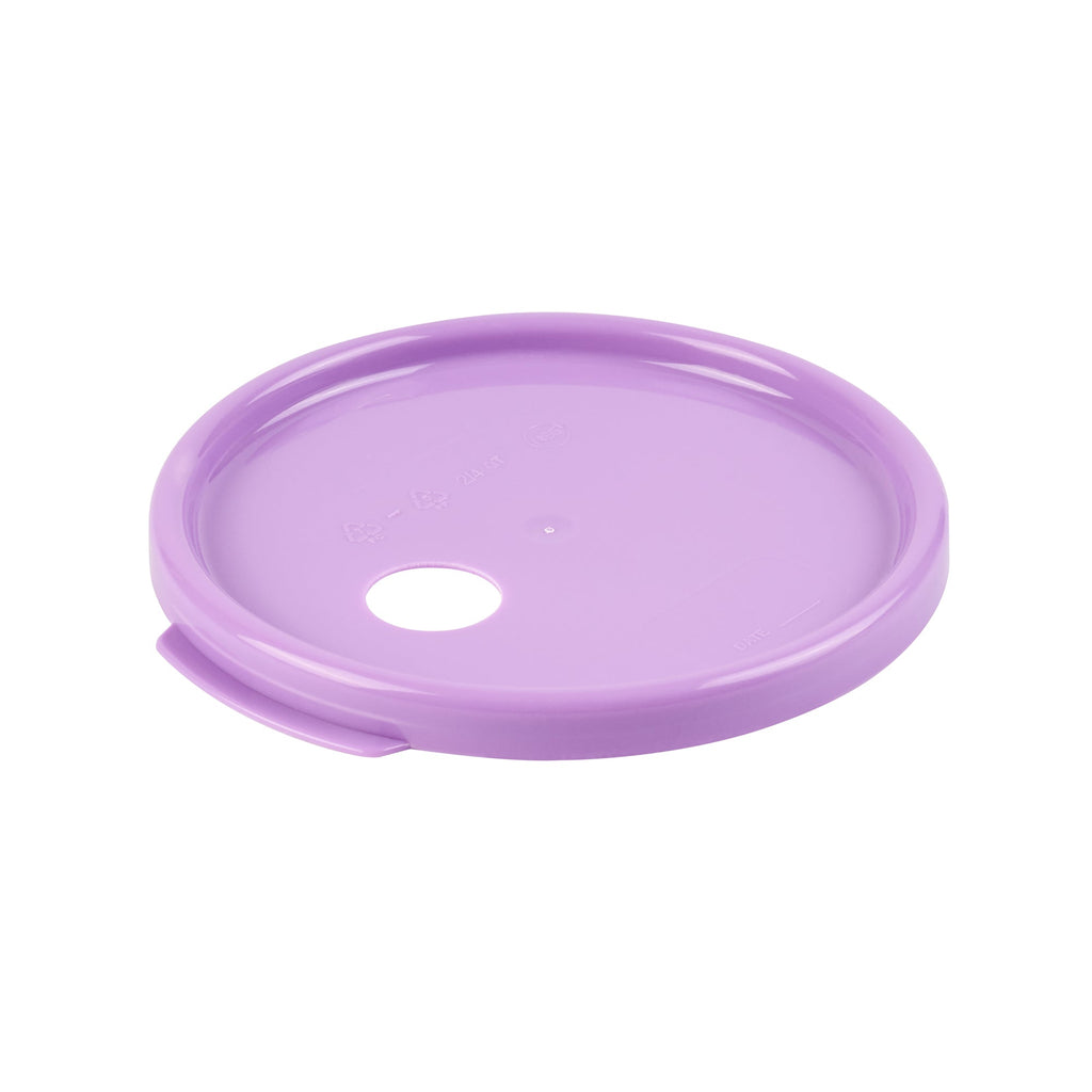 Met Lux Round Purple Plastic Lid - Fits 4 qt Food Storage Container - 1 count box