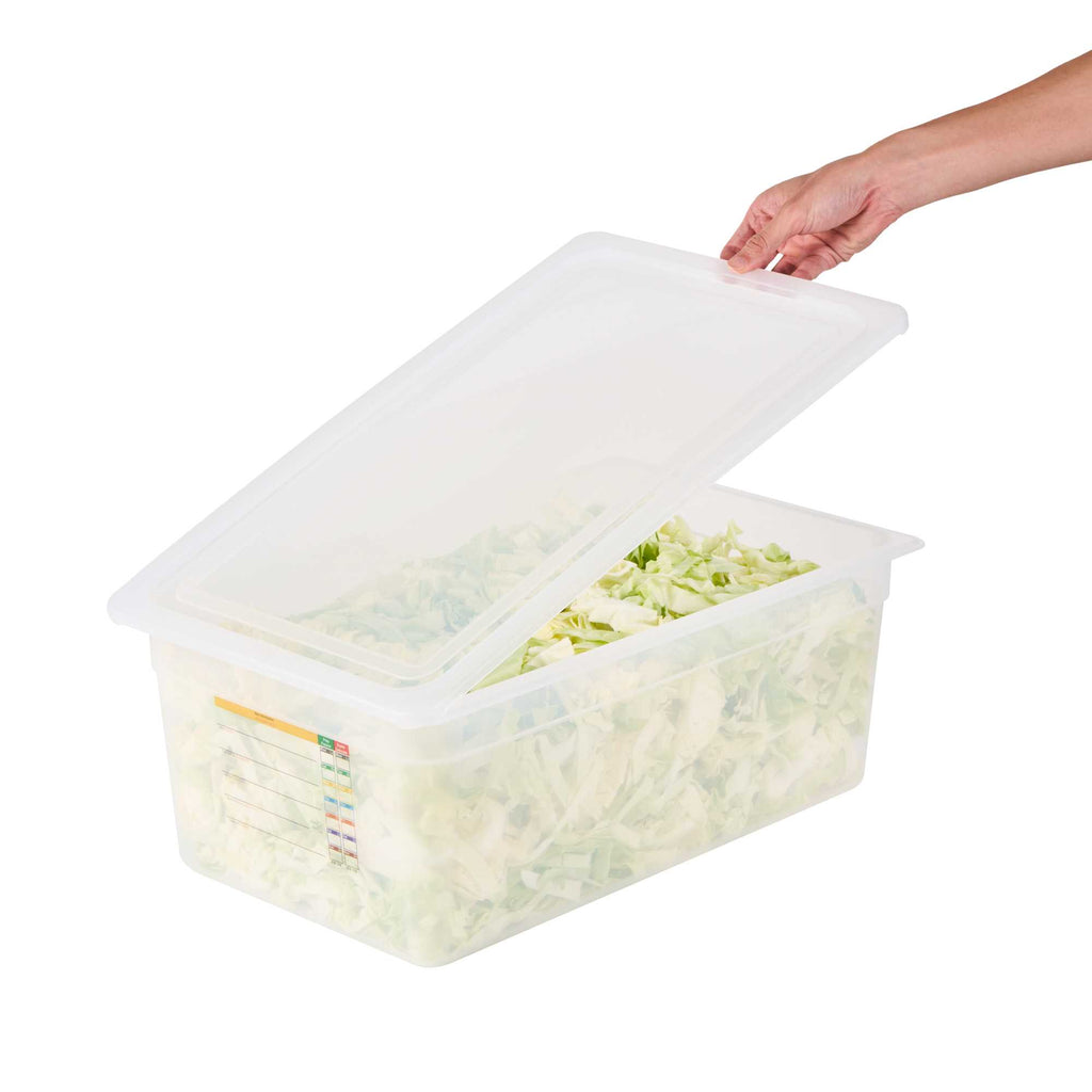 Met Lux Rectangle Clear Polypropylene Lid - Fits Full Size Pan - 20 3/4" x 13" - 1 count box