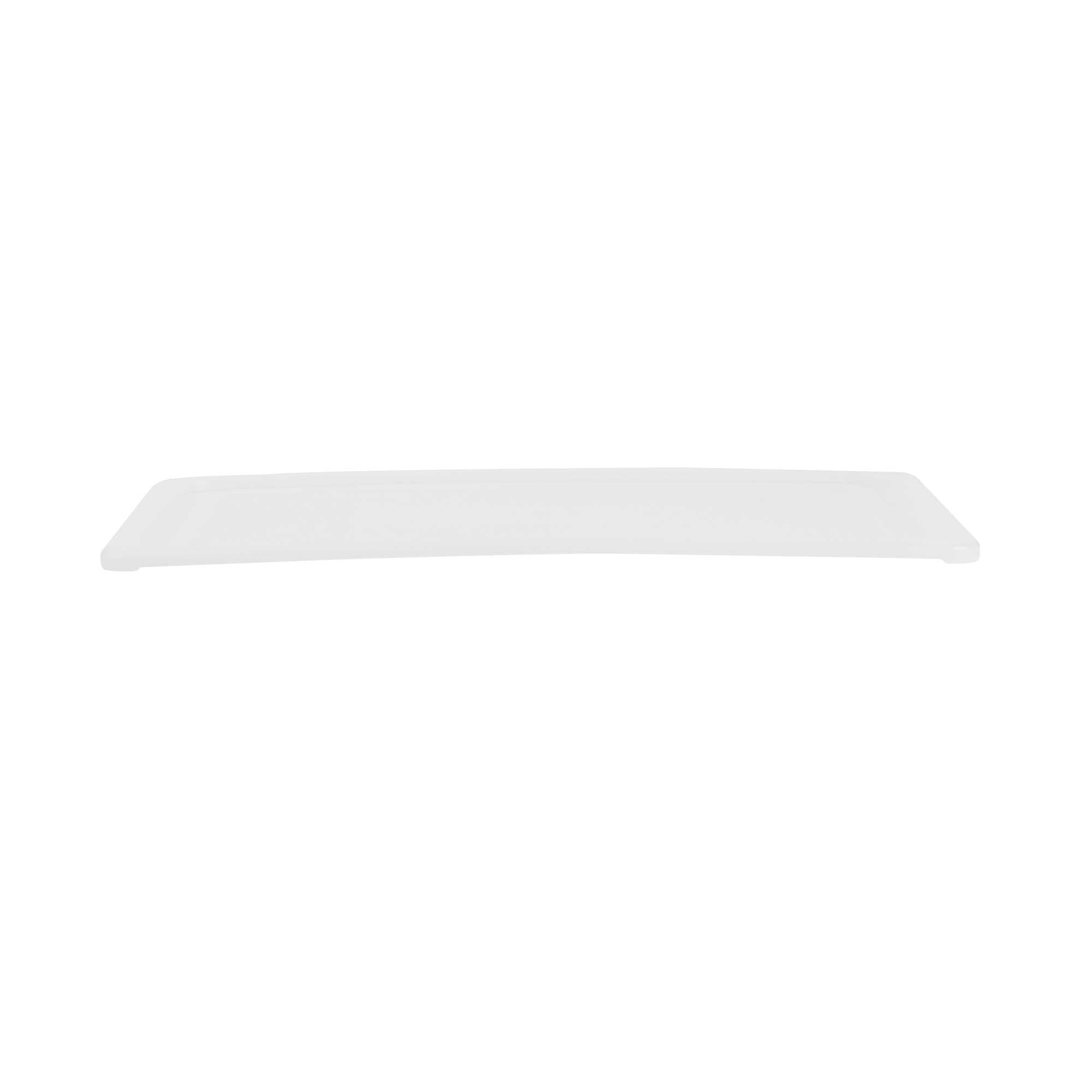 Met Lux Rectangle Clear Polypropylene Lid - Fits Full Size Pan - 20 3/4" x 13" - 1 count box