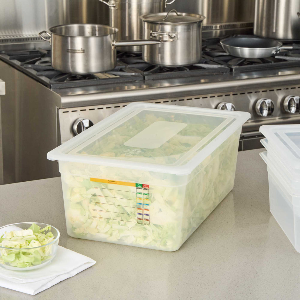 Met Lux Rectangle Clear Polypropylene Lid - Fits Full Size Pan - 20 3/4" x 13" - 1 count box