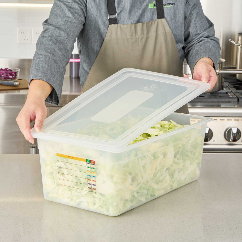 Met Lux Rectangle Clear Polypropylene Lid - Fits Full Size Pan - 20 3/4" x 13" - 1 count box
