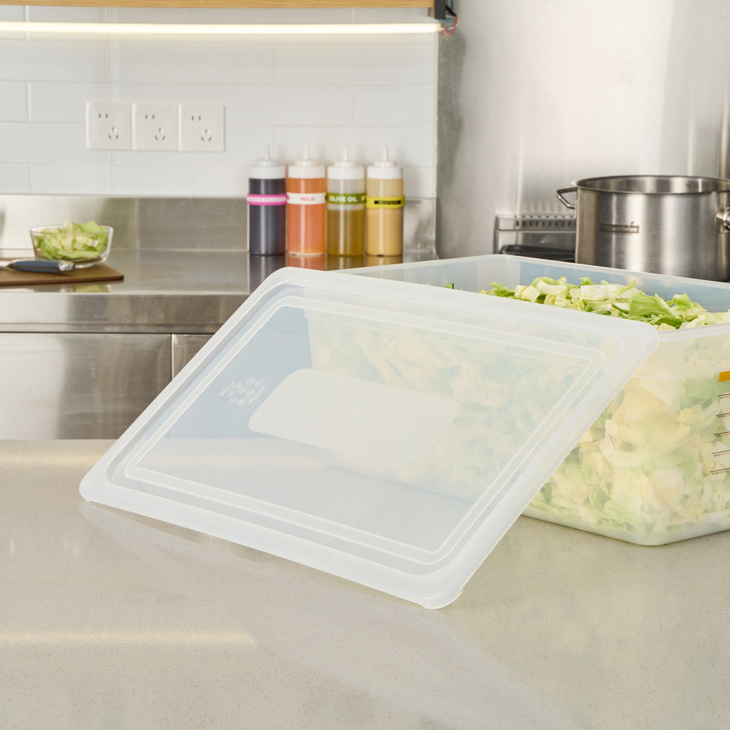 Met Lux Rectangle Clear Polypropylene Lid - Fits Full Size Pan - 20 3/4" x 13" - 10 count box
