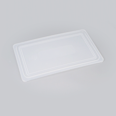 Met Lux Rectangle Clear Polypropylene Lid - Fits Full Size Pan - 20 3/4" x 13" - 10 count box