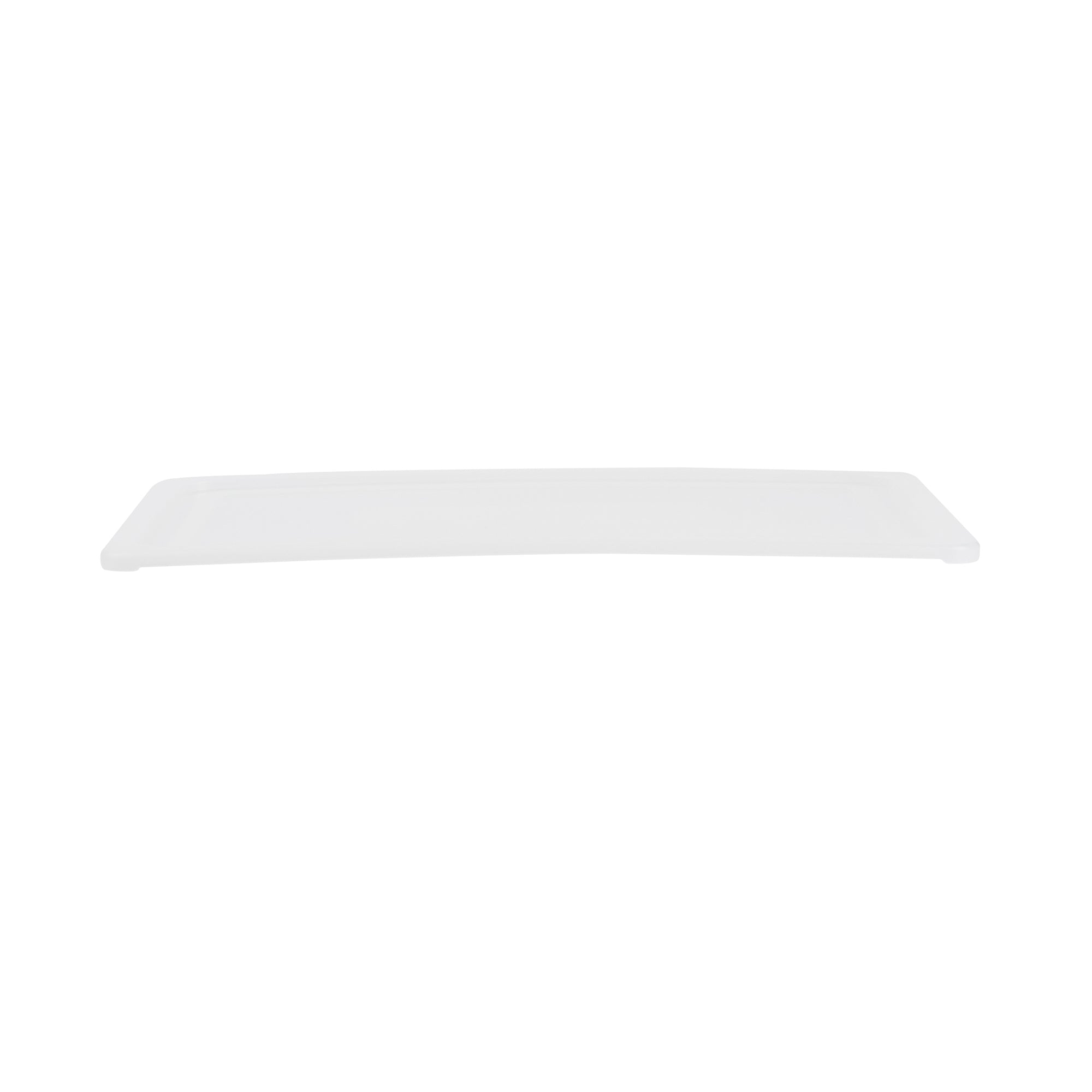 Met Lux Rectangle Clear Polypropylene Lid - Fits Full Size Pan - 20 3/4" x 13" - 10 count box