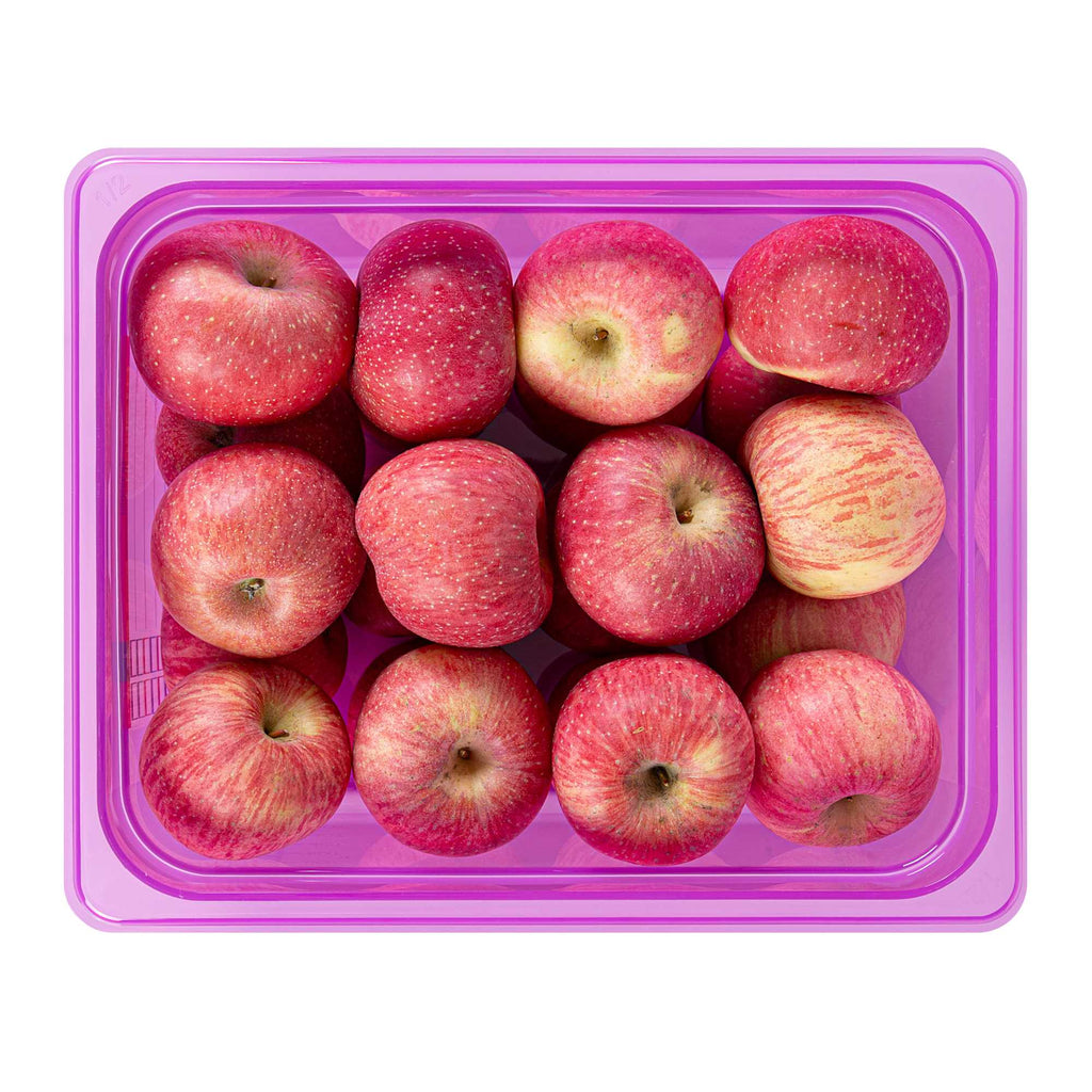 Met Lux Purple Allergen-Free Polypropylene Half Size Food Pan - 6" Deep, with Label - 1 count box