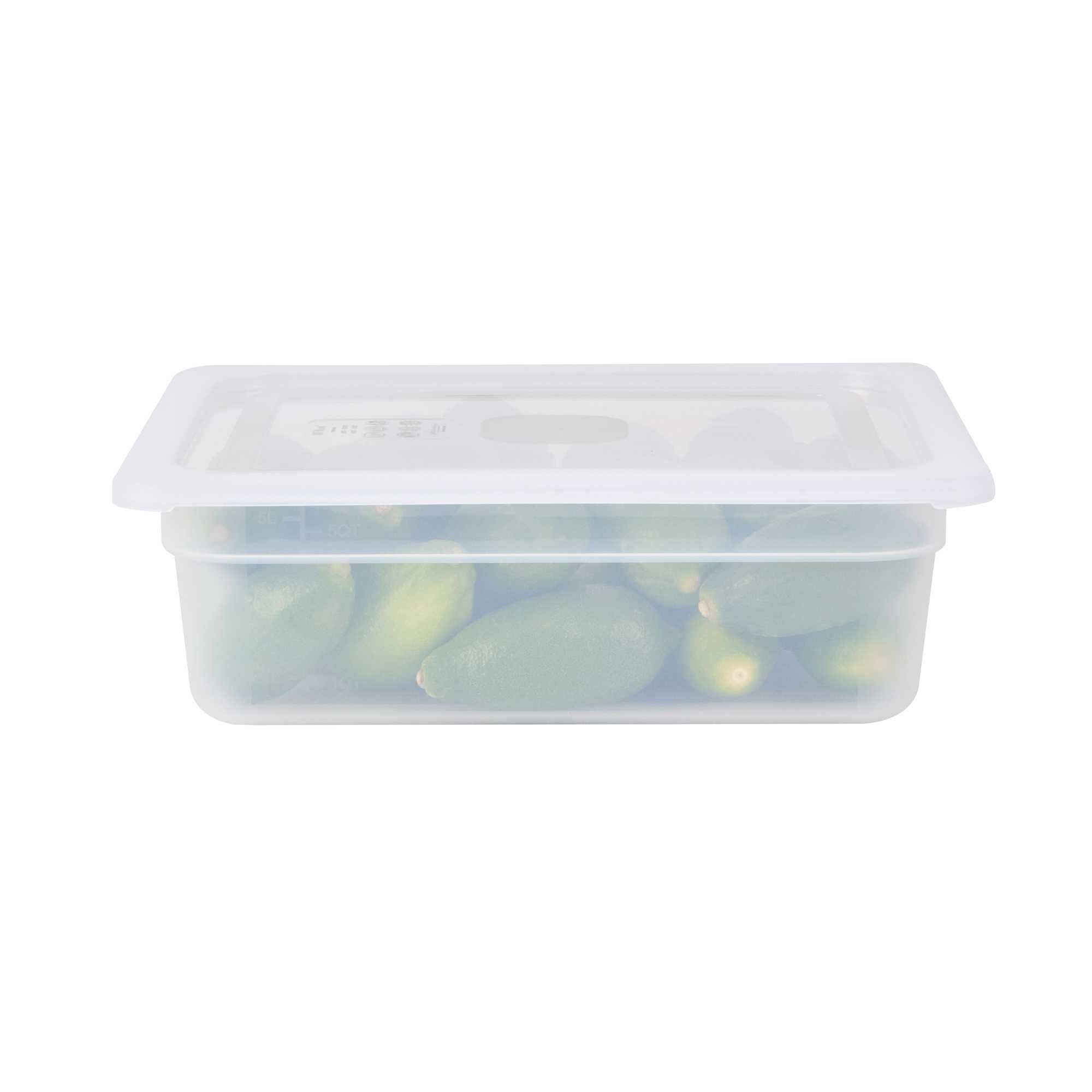 Met Lux Rectangle Clear Polypropylene Lid - Fits Half Size Pan - 12 3/4" x 10 1/2" - 1 count box