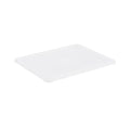 Met Lux Rectangle Clear Polypropylene Lid - Fits Half Size Pan - 12 3/4" x 10 1/2" - 10 count box