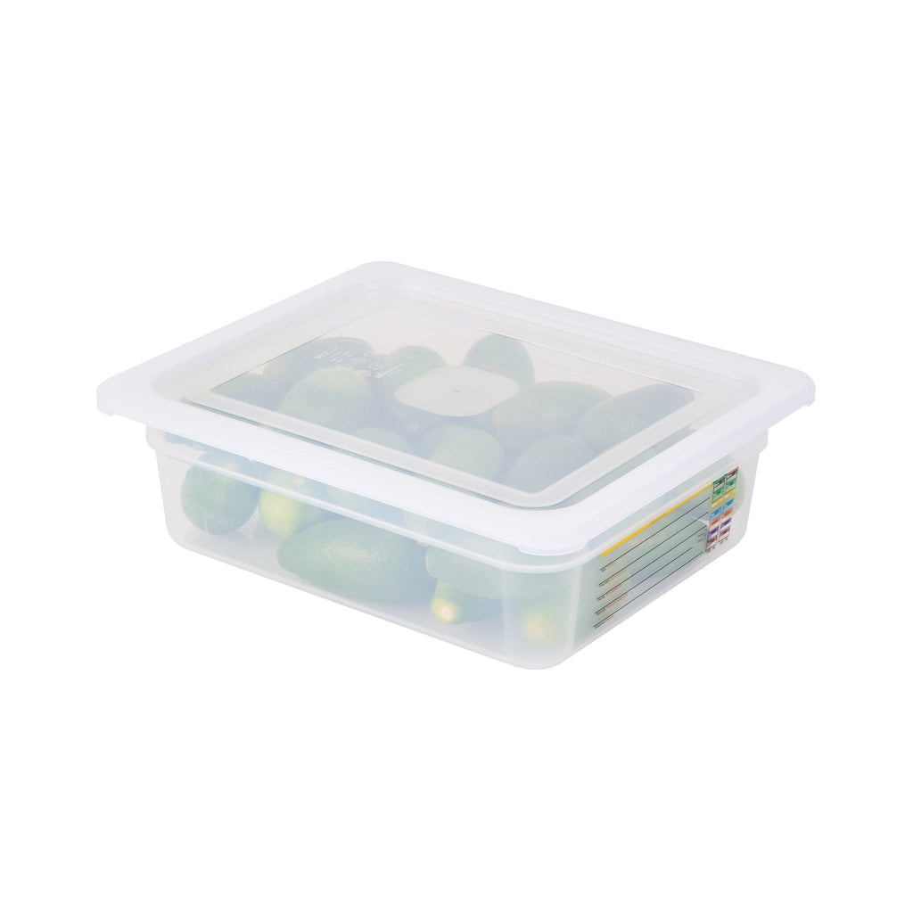 Met Lux Rectangle Clear Polypropylene Lid - Fits Half Size Pan - 12 3/4" x 10 1/2" - 10 count box