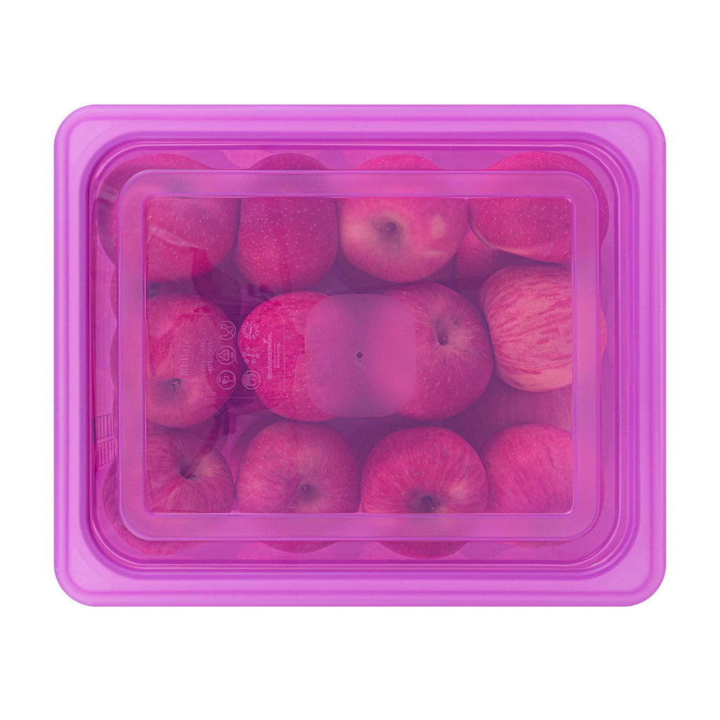 Met Lux Purple Allergen-Free Polypropylene Lid - Fits Half Size Pan - 1 count box