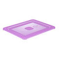 Met Lux Purple Allergen-Free Polypropylene Lid - Fits Half Size Pan - 10 count box