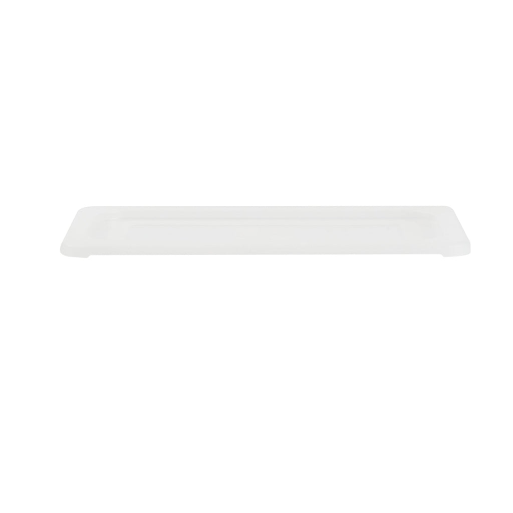 Met Lux Rectangle Clear Polypropylene Lid - Fits 1/3 Size Food Pan - 12 3/4" x 7" - 10 count box