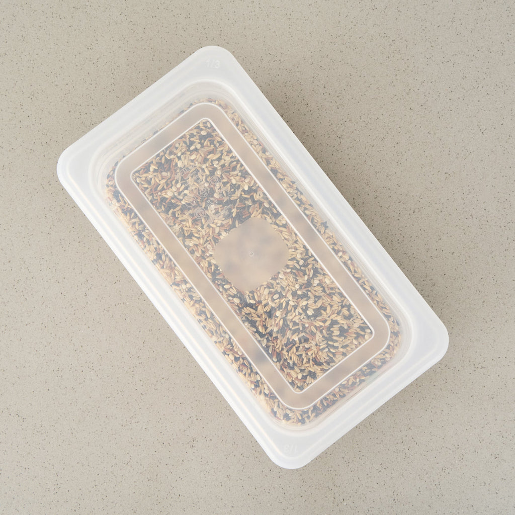 Met Lux Rectangle Clear Polypropylene Lid - Fits 1/3 Size Food Pan - 12 3/4" x 7" - 10 count box