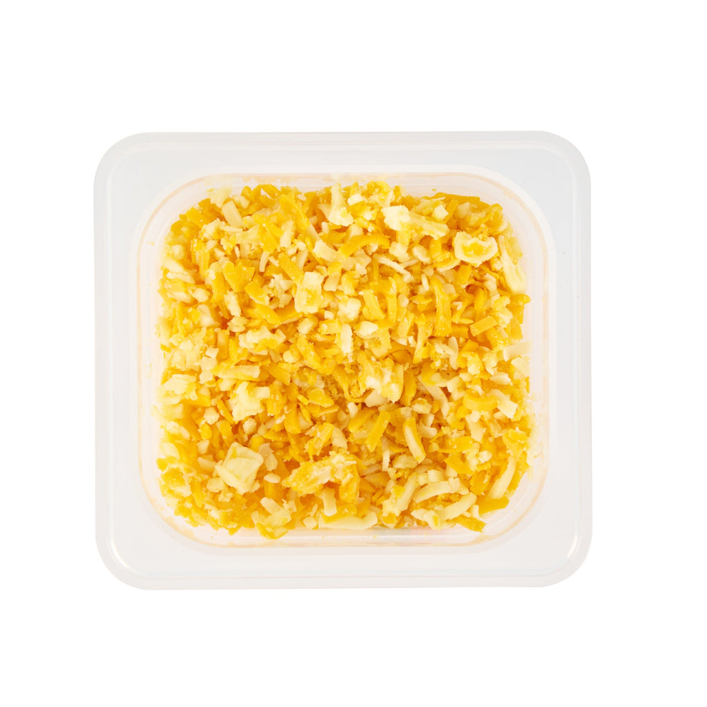 Met Lux Square White Polypropylene 1/6 Size Food Pan - 8" Deep, with Label - 6 3/4" x 6 1/4" x 7 3/4" - 10 count box