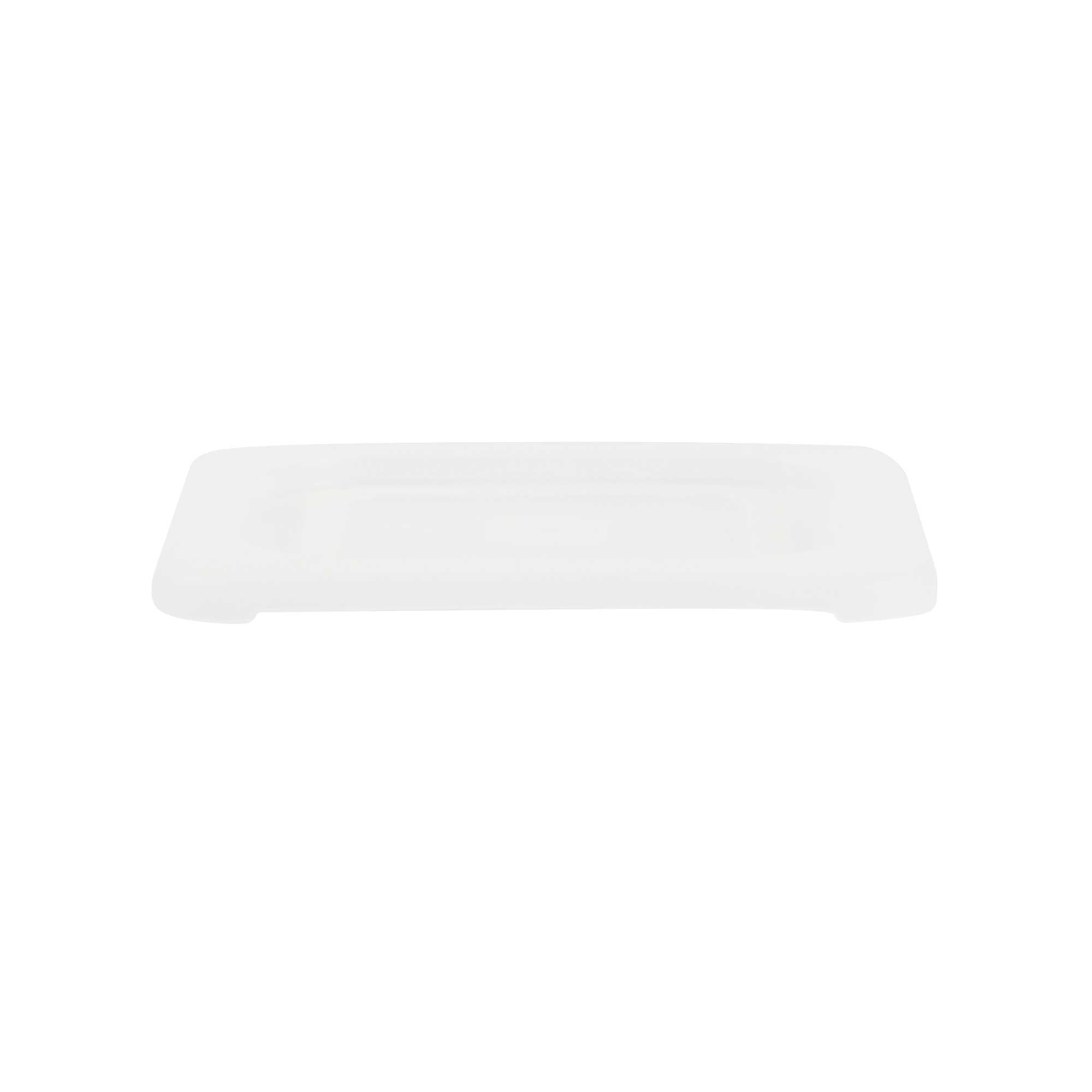 Met Lux Square Clear Polypropylene Lid - Fits 1/6 Size Food Pan - 7" x 6 1/2" - 1 count box
