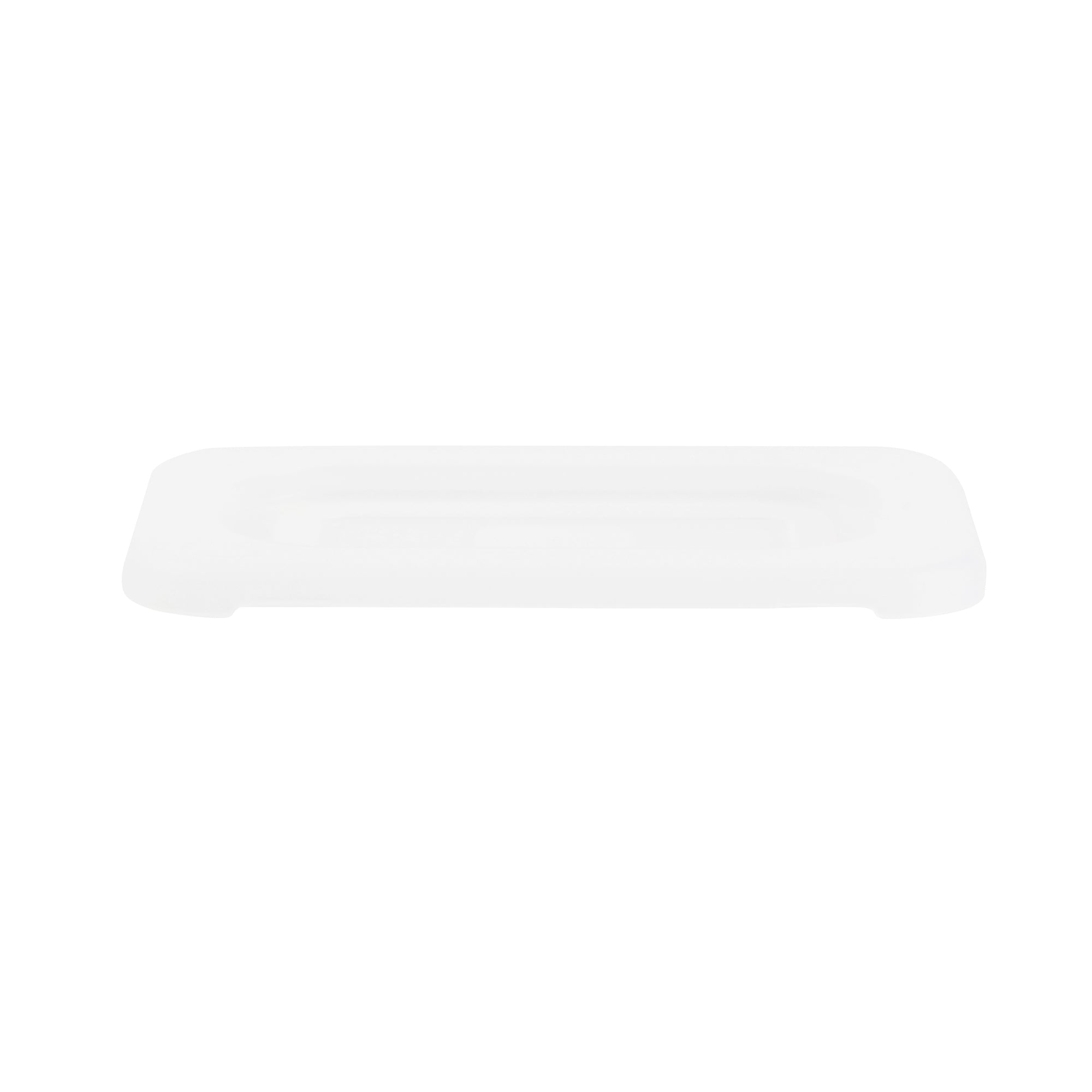 Met Lux Rectangle Clear Polypropylene Lid - Fits 1/9 Size Food Pan - 7" x 4 1/2" - 10 count box