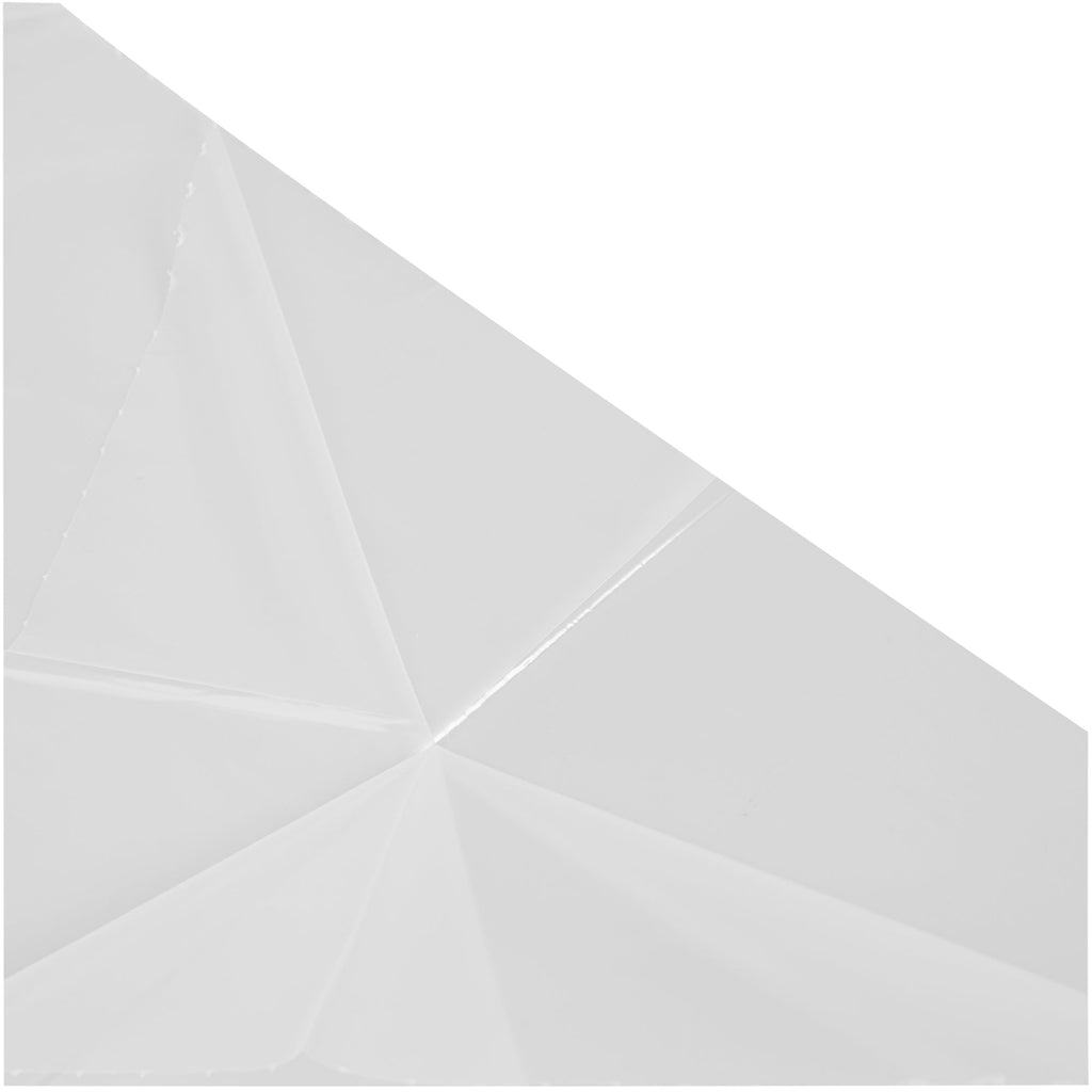RW Clean 33 gal Clear Plastic Trash Can Liner - Medium-Duty, 1.1 mil - 33" x 39" - 100 count box