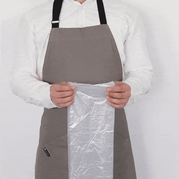 RW Clean 13 gal Clear Plastic Trash Can Liner - Light-Duty, 6 micron - 24" x 33" - 1000 count box