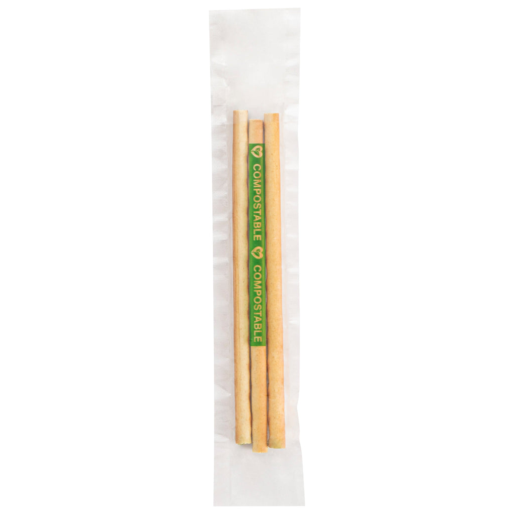 Basic Nature Clear Plastic Bag - with Flap, Home Compostable, High Clarity, Heat Sealable - 8" x 1" - 100 count box