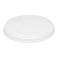Sustain Round White PLA Plastic Lid - Compostable, Fits 12, 16, 24 & 32 oz Soup Container - 200 count box