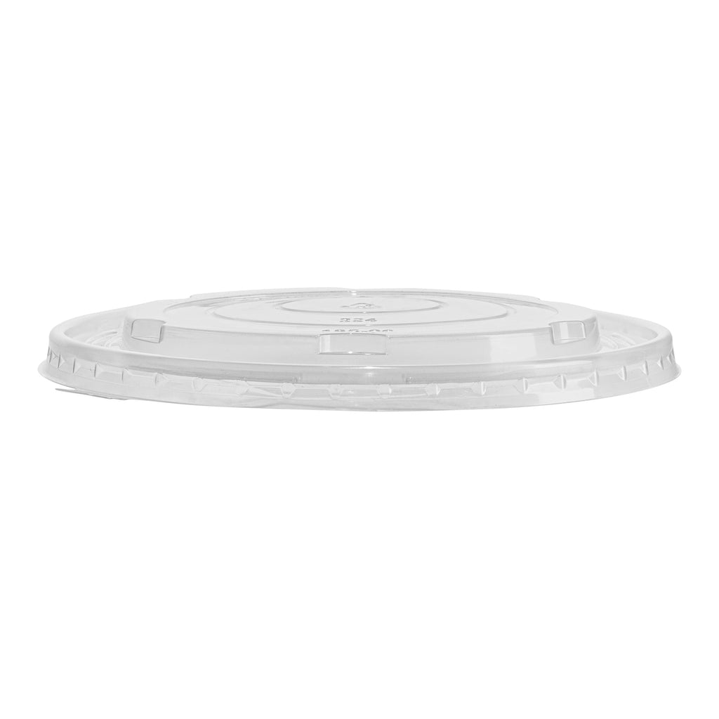 Sustain Round Clear Plastic Lid - Fits 50 oz Take Out Container - 200 count box