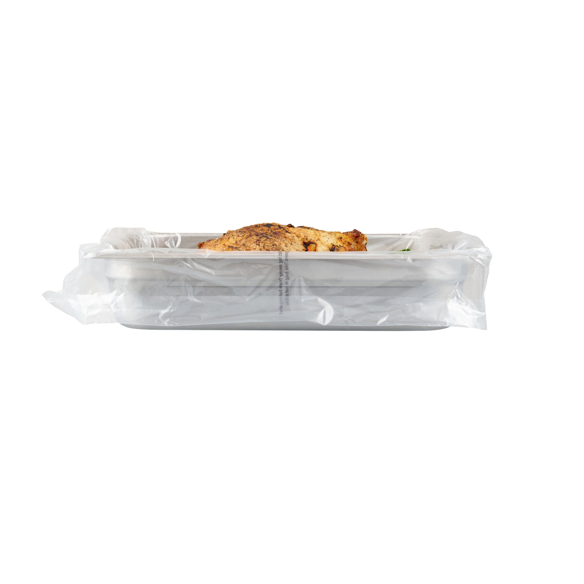 Fresh Hero Nylon Half Size Shallow Steam Table Pan Liner - 2.5" Depth - 23" x 11" - 100 count box