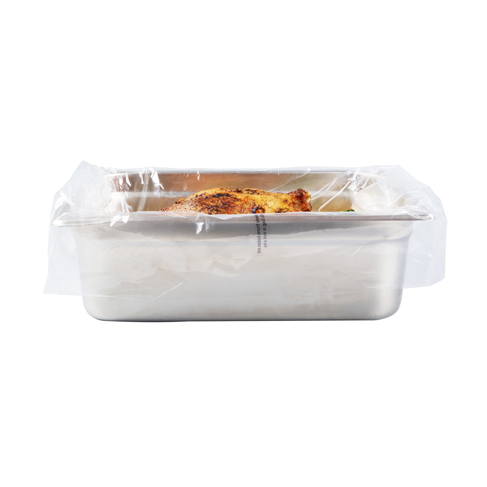 Fresh Hero Nylon Half Size Steam Table Pan Liner - 4" and 6" Depth - 23" x 14" - 100 count box