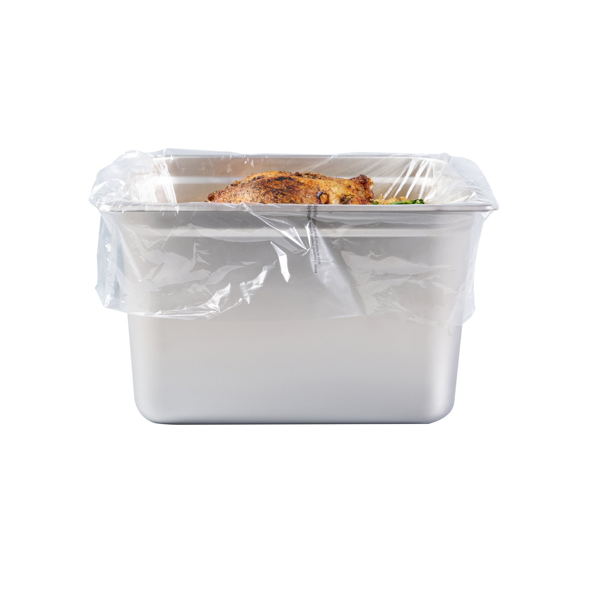 Fresh Hero Nylon Half Size Steam Table Pan Liner - 8" Depth - 23" x 18" - 100 count box