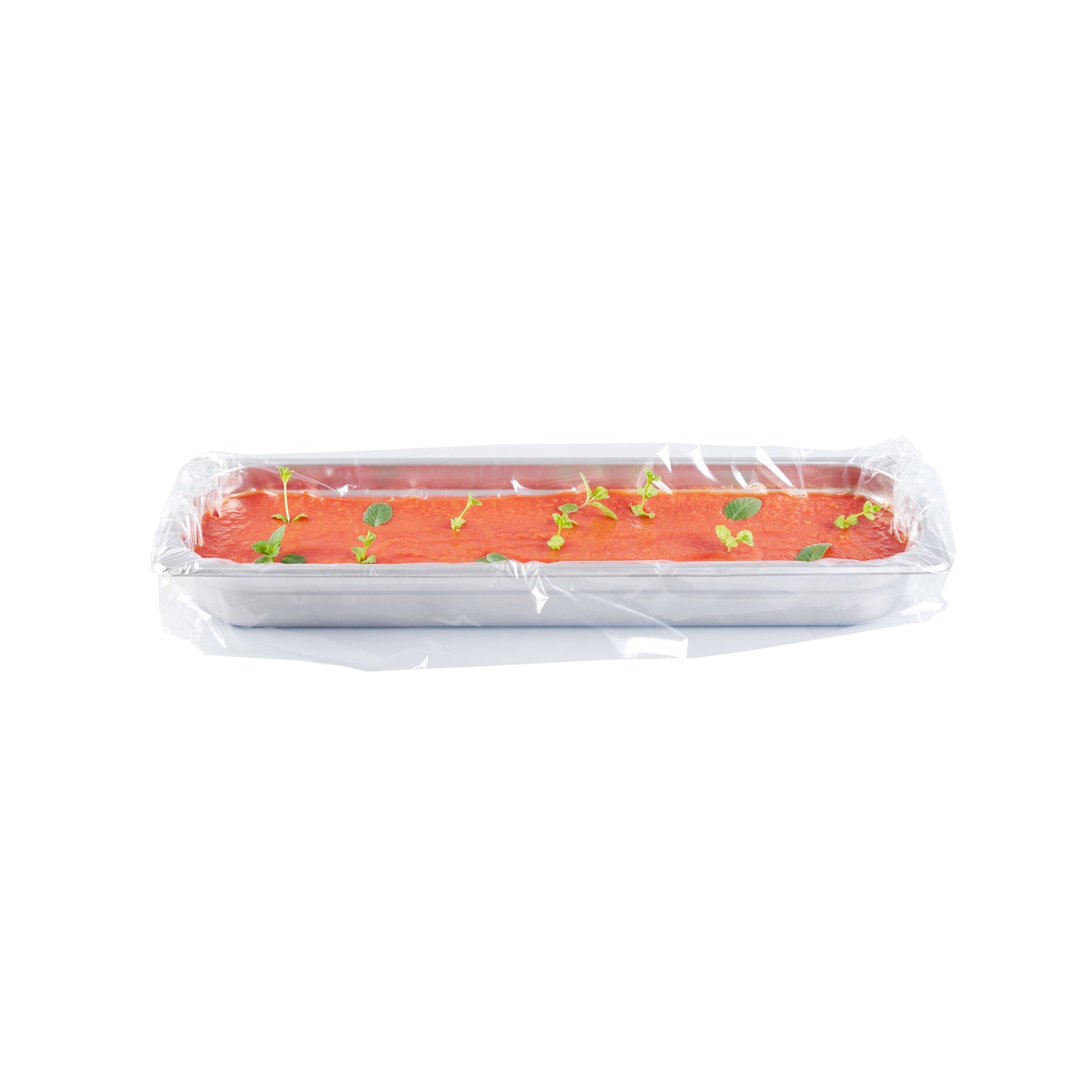 Fresh Hero Nylon Half Size Long Steam Table Pan Liner - 2.5" Depth - 27" x 10" - 100 count box