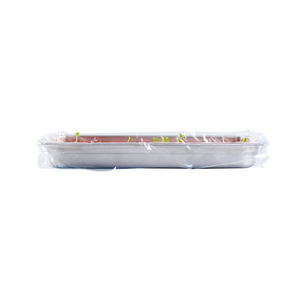 Fresh Hero Nylon Half Size Long Steam Table Pan Liner - 2.5" Depth - 27" x 10" - 100 count box